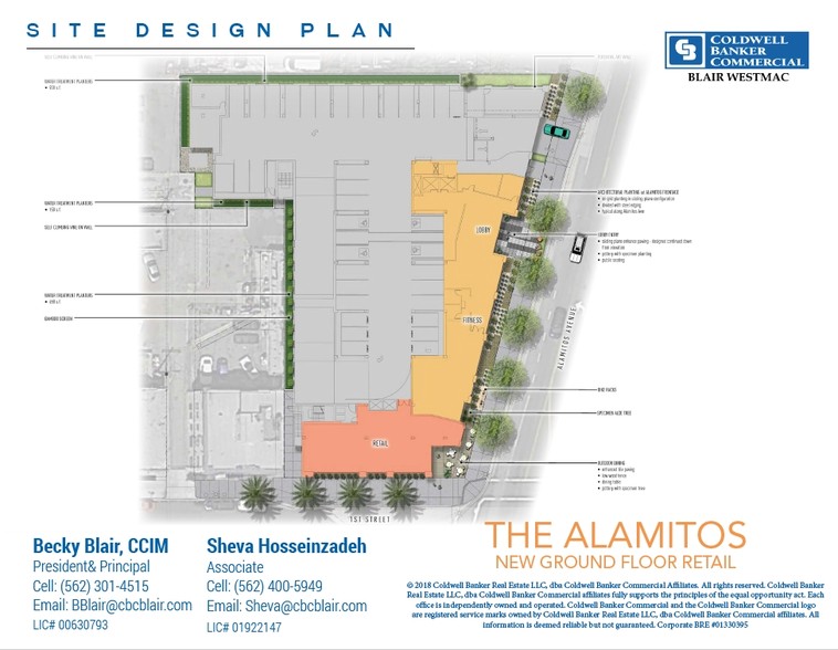 101 Alamitos Ave, Long Beach, CA for lease - Site Plan - Image 2 of 2