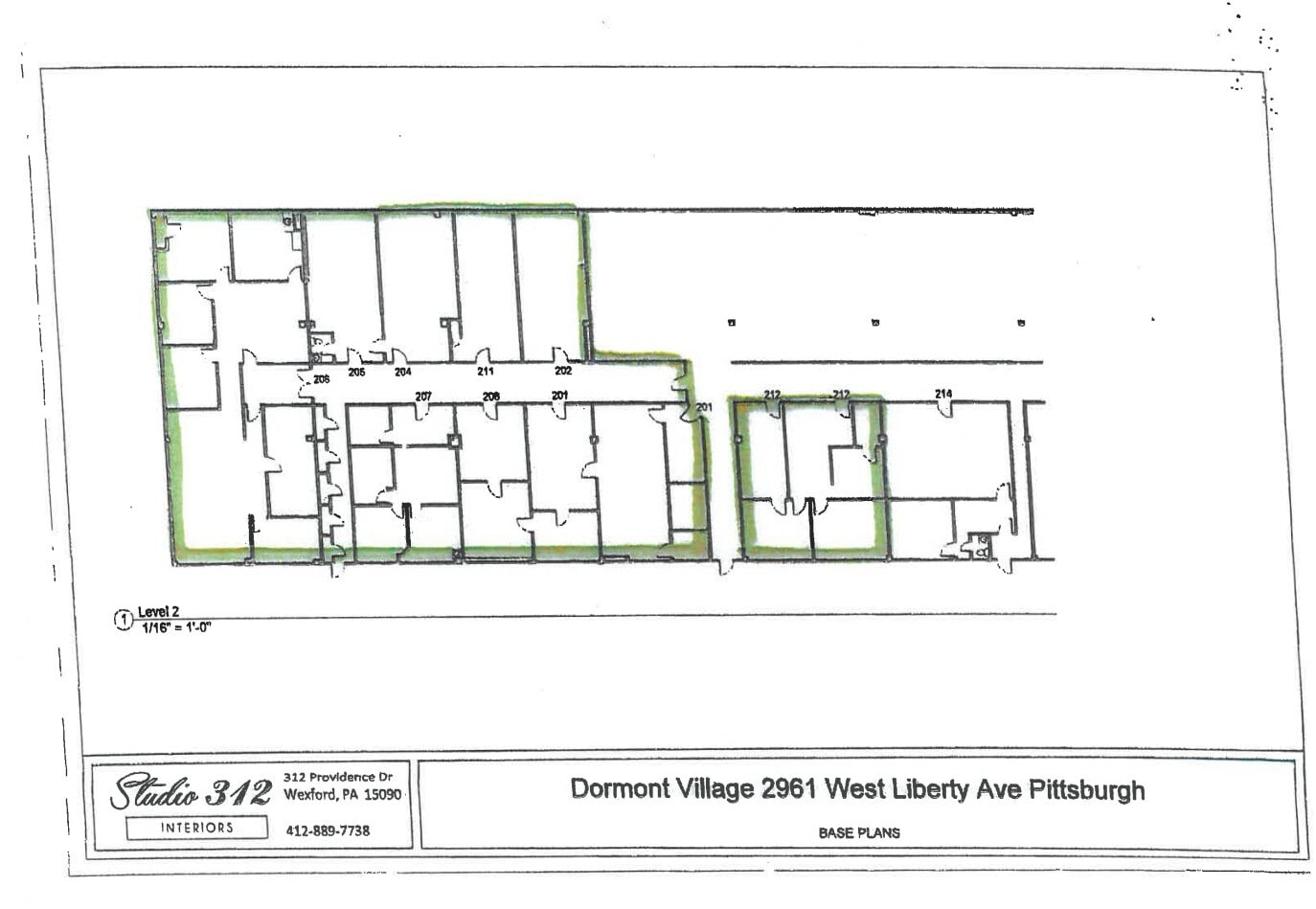 2961-2973 W Liberty Ave, Pittsburgh, PA à louer Plan d’étage- Image 1 de 1