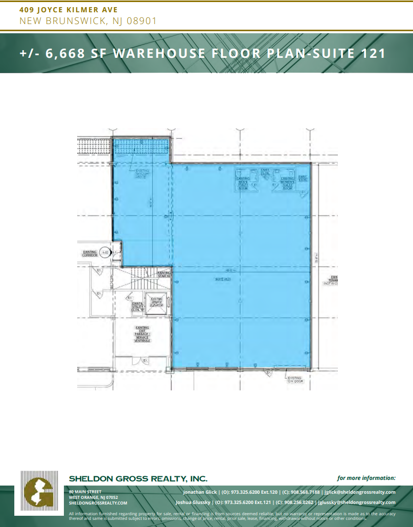 409 Joyce Kilmer Ave, New Brunswick, NJ à louer Plan d  tage- Image 1 de 1