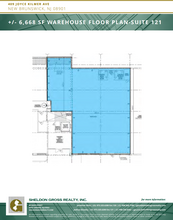 409 Joyce Kilmer Ave, New Brunswick, NJ for lease Floor Plan- Image 2 of 3