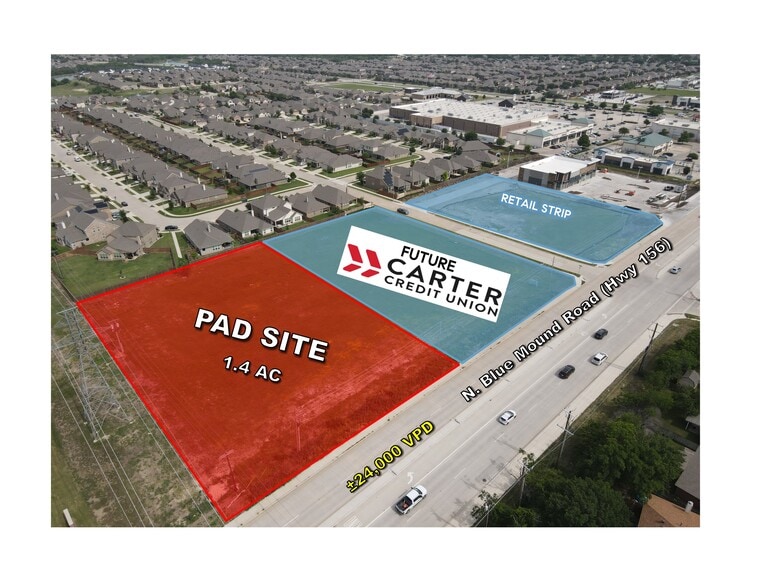 Bluemound Rd, Saginaw, TX for sale - Building Photo - Image 1 of 6