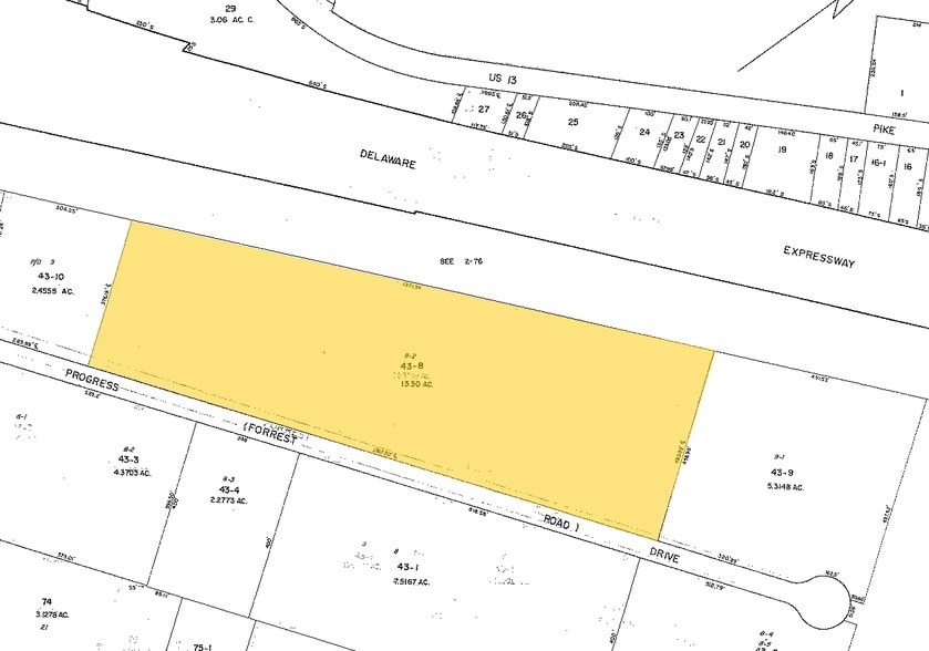 3494 Progress Dr, Bensalem, PA for lease - Plat Map - Image 2 of 3