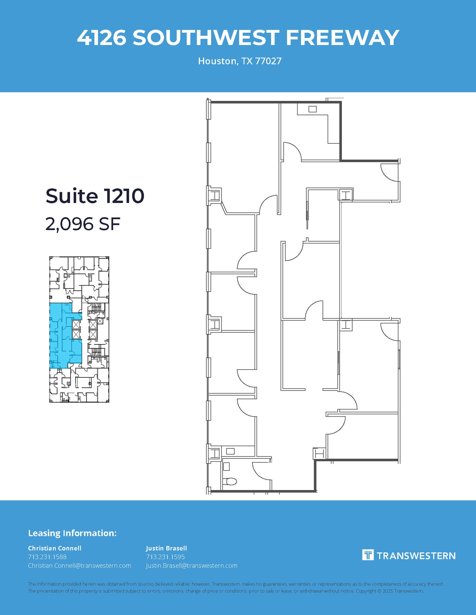 4126 Southwest Fwy, Houston, TX à louer Plan d’étage- Image 1 de 1
