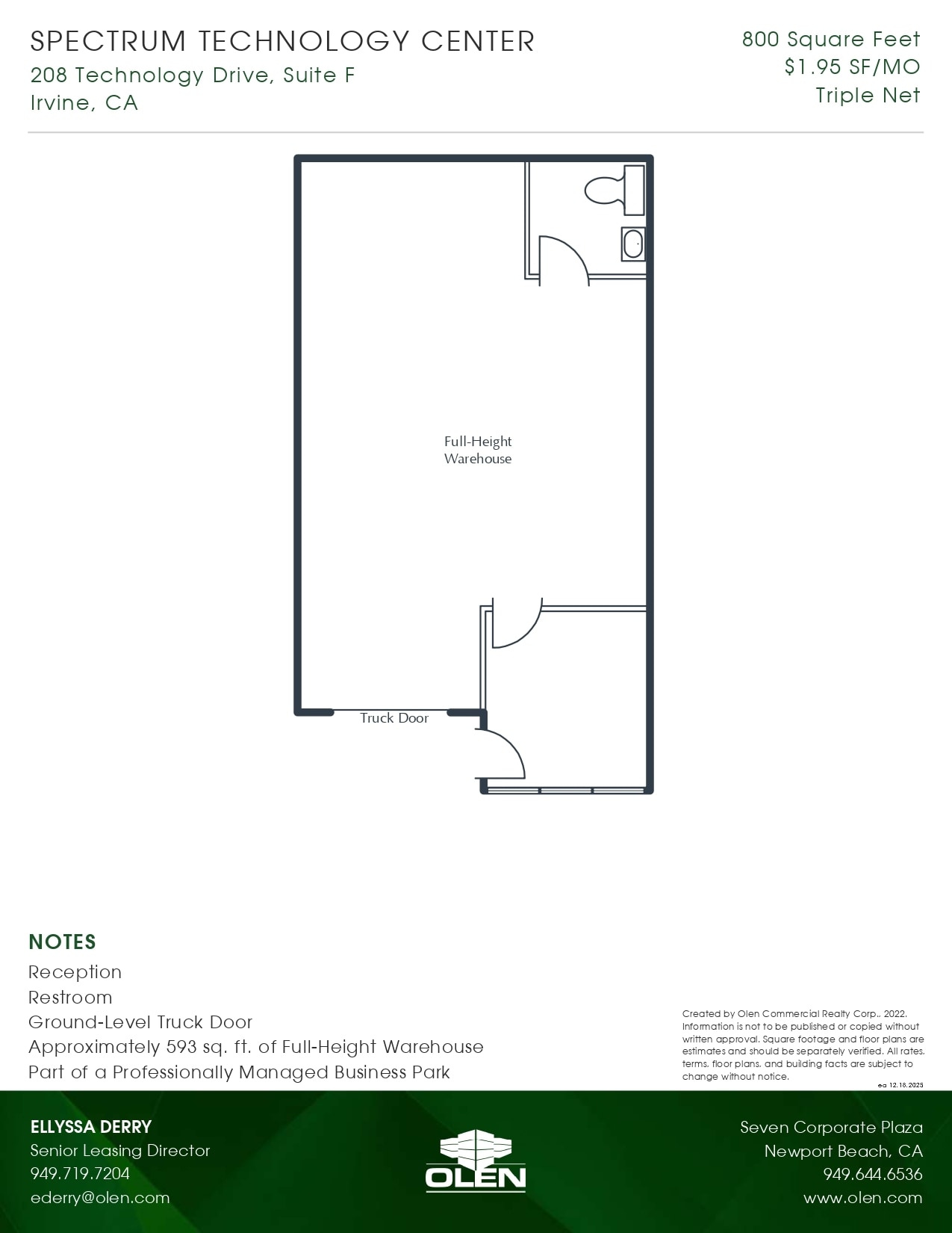 208 Technology Dr, Irvine, CA for lease Floor Plan- Image 1 of 1