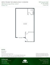 208 Technology Dr, Irvine, CA for lease Floor Plan- Image 1 of 1