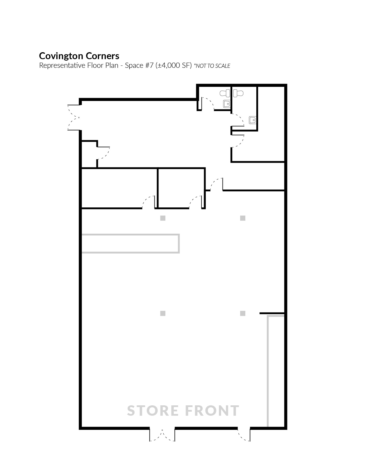 3153-3215 Elm St N, Covington, GA à louer Plan d’étage- Image 1 de 12