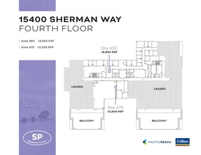 15400 Sherman Way, Van Nuys, CA à louer Plan d’étage- Image 1 de 1