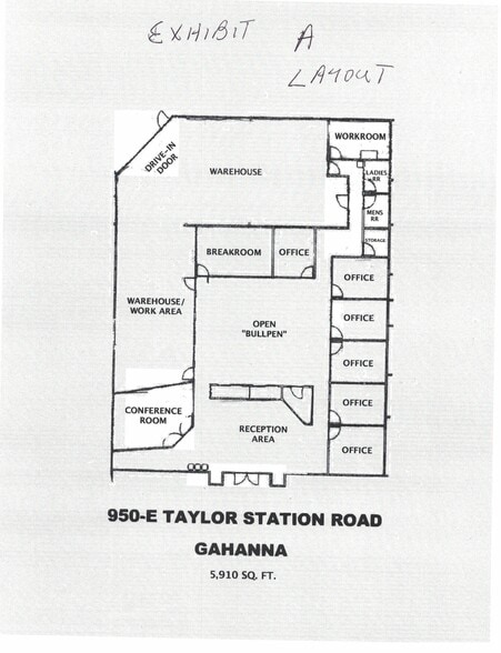 950 Taylor Station Rd, Gahanna, OH for lease - Site Plan - Image 2 of 5