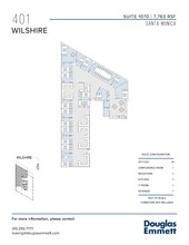 401 Wilshire Blvd, Santa Monica, CA à louer Plan d  tage- Image 1 de 1