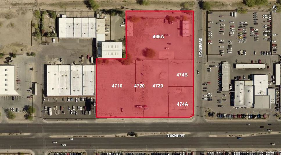 4545 E 22nd St, Tucson, AZ à vendre - Aérien - Image 3 de 10