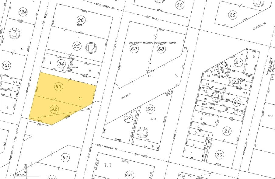 300 Pearl St, Buffalo, NY à louer - Plan cadastral - Image 2 de 12