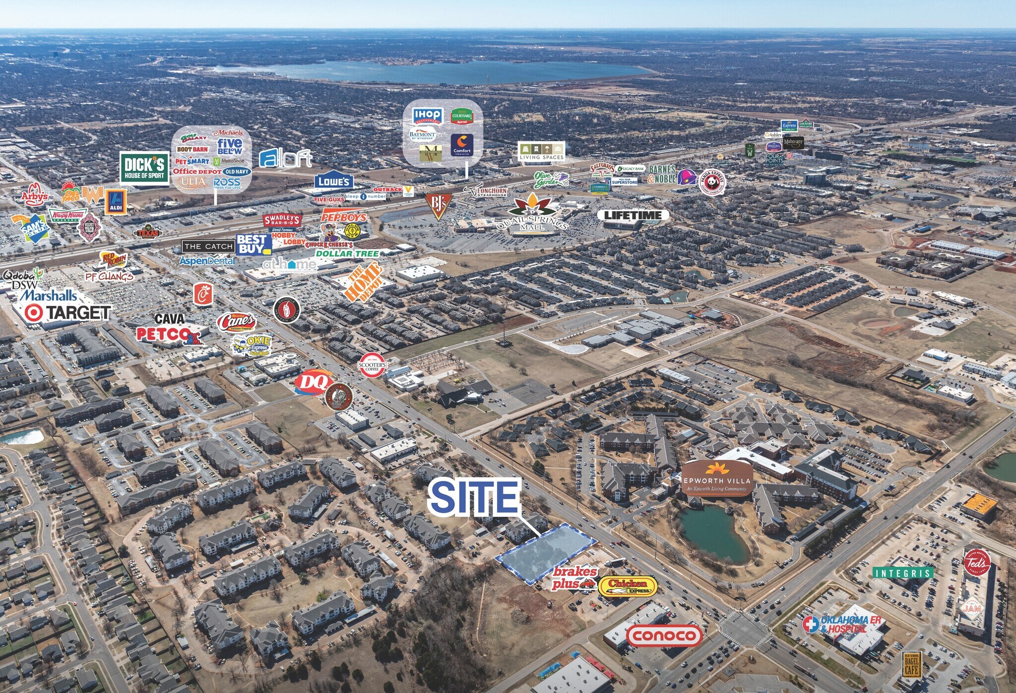 15000 N Pennsylvania Ave, Oklahoma City, OK à louer Aérien- Image 1 de 3