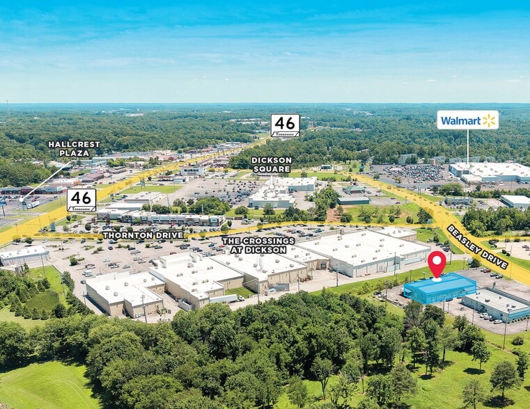 250 Beasley Dr, Dickson, TN for lease - Aerial - Image 3 of 3