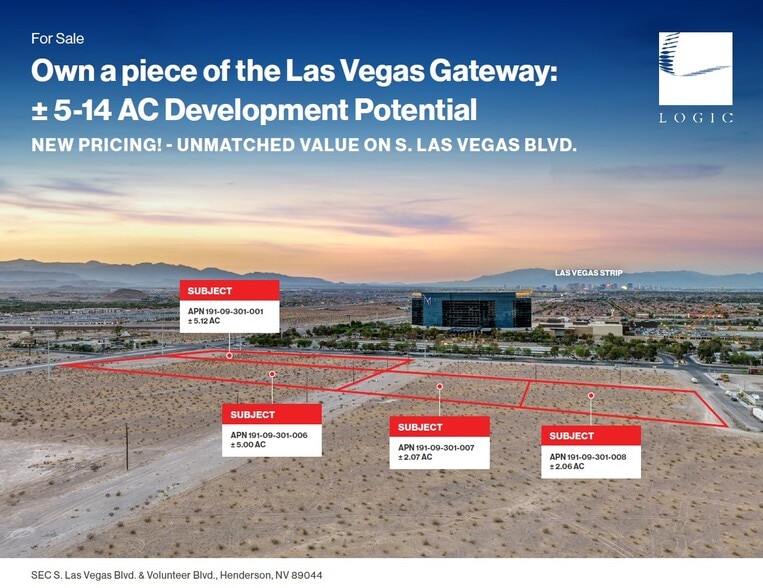 SEC S Las Vegas Blvd. & Volunteer, Henderson, NV for sale - Building Photo - Image 1 of 8