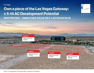 Plus de détails pour SEC S Las Vegas Blvd. & Volunteer, Henderson, NV - Terrain à vendre
