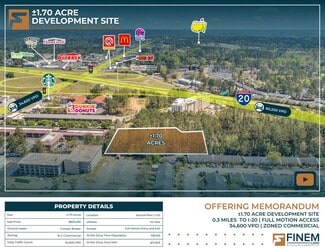 More details for 3030 Washington Rd, Augusta, GA - Land for Lease