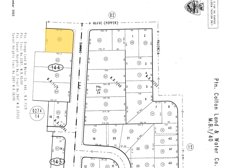 1089 N Rancho Ave, Colton, CA for sale - Plat Map - Image 2 of 7