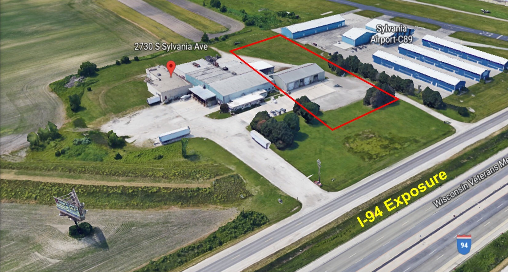 2730 Sylvania Ave, Sturtevant, WI for lease Aerial- Image 1 of 7