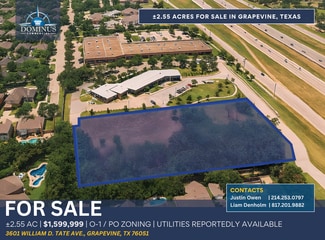 More details for 3601 William D. Tate Blvd, Grapevine, TX - Land for Sale