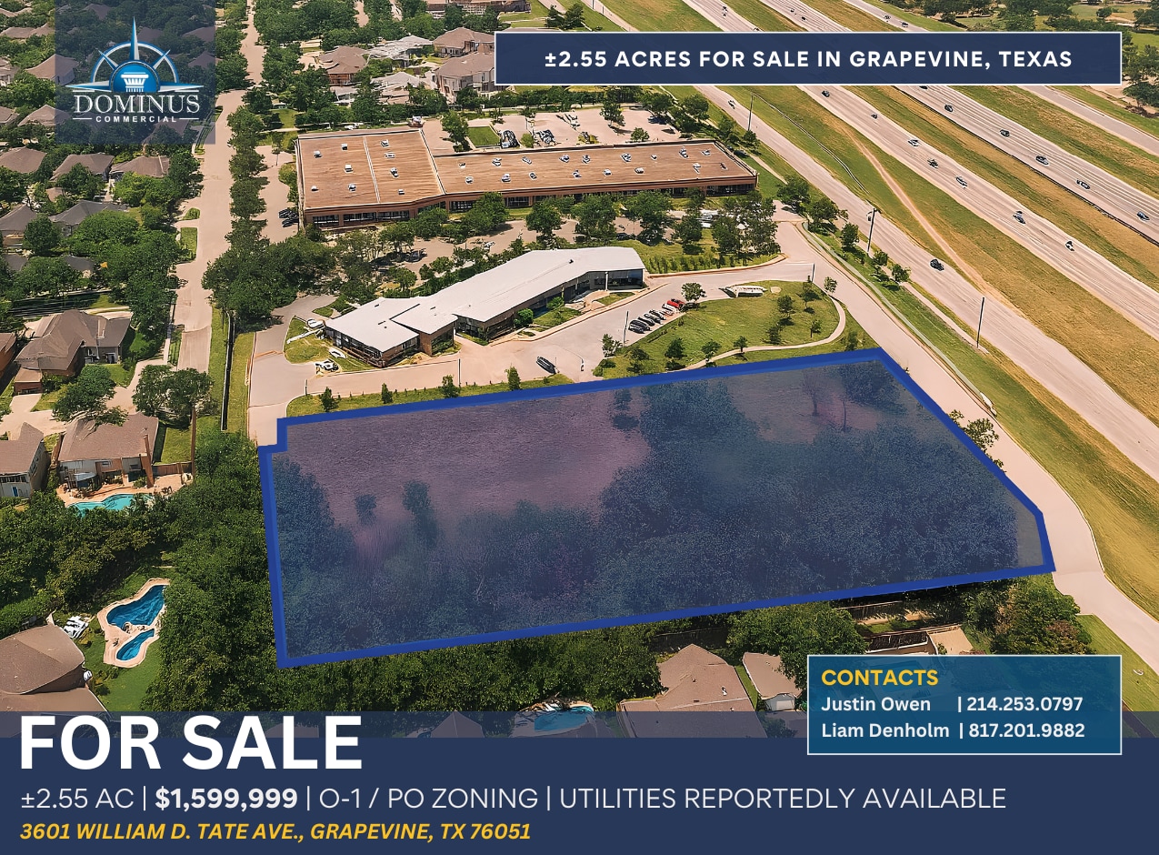 3601 William D. Tate Blvd, Grapevine, TX for sale Aerial- Image 1 of 7