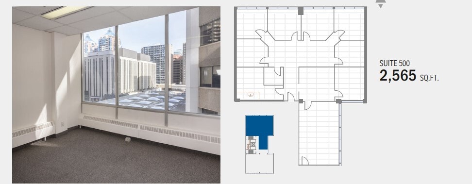 816 7th Ave SW, Calgary, AB à louer Plan d’étage- Image 1 de 1