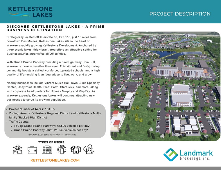 Interstate 80 & Grand Prairie Parkway, Waukee, IA for sale - Building Photo - Image 2 of 11