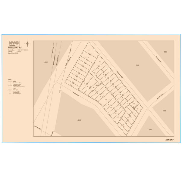 510-516 Morris Park Ave, Bronx, NY for sale - Plat Map - Image 1 of 1