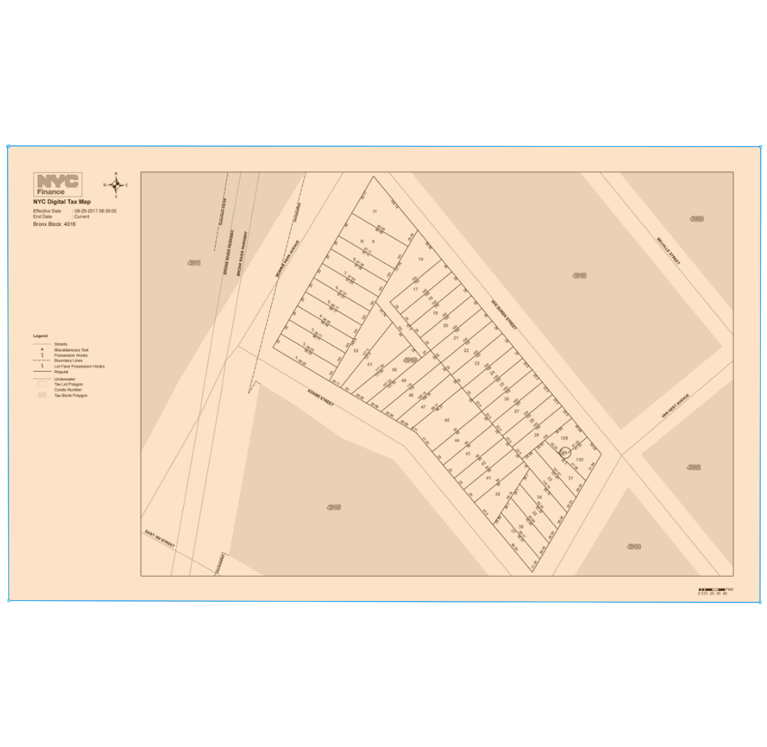 510-516 Morris Park Ave, Bronx, NY à vendre Plan cadastral- Image 1 de 2