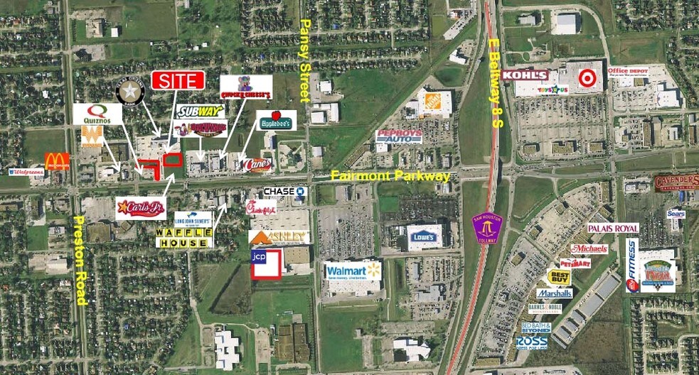 4835 Fairmont Pky, Pasadena, TX à vendre - Aérien - Image 2 de 2