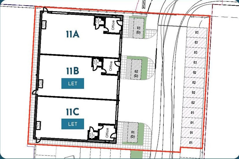 Kingston Park, Old Fletton for lease - Site Plan - Image 3 of 3