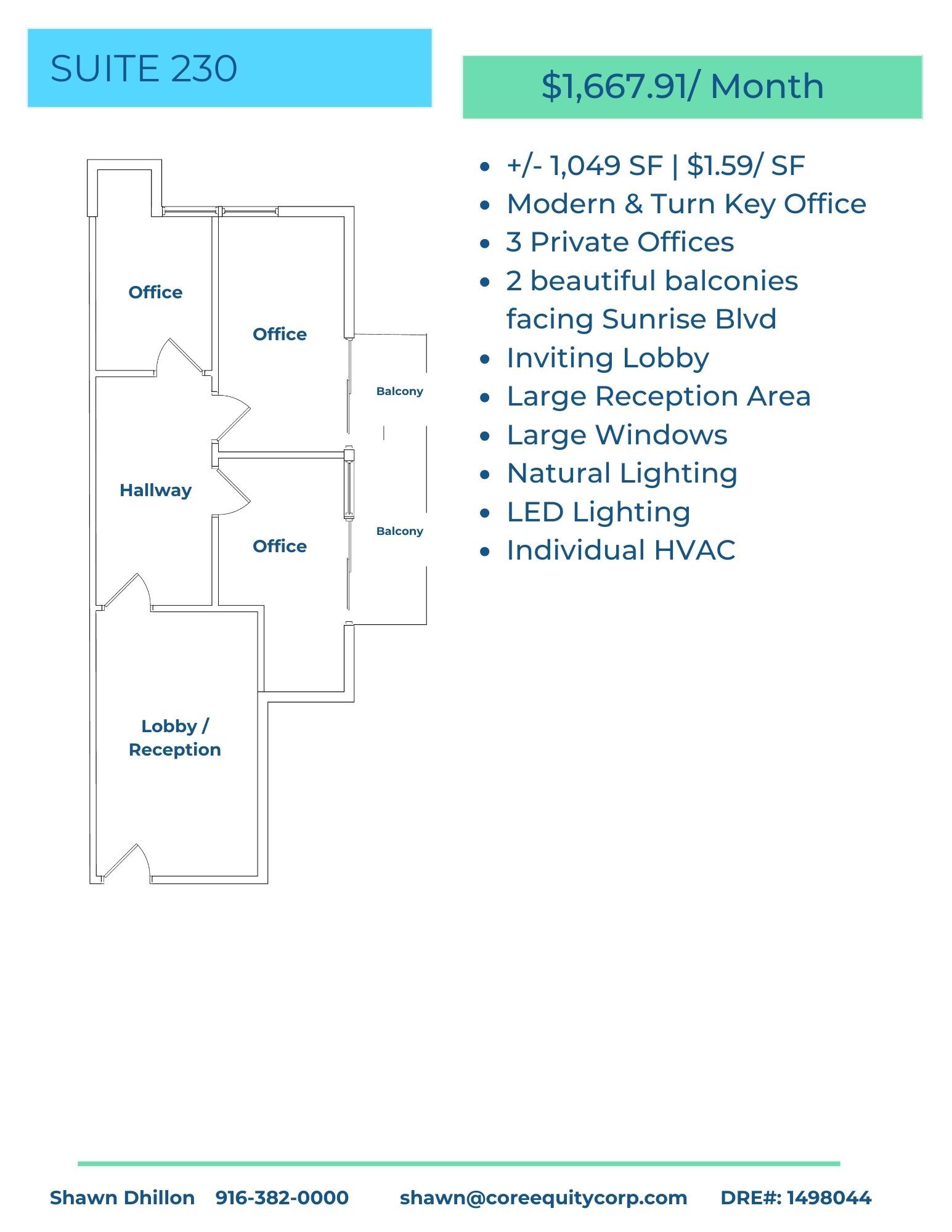 5530 Birdcage St, Citrus Heights, CA for lease Interior Photo- Image 1 of 1