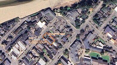 263 N Hemlock St, Cannon Beach, OR - AERIAL  map view