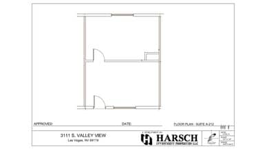 3111 S Valley View Blvd, Las Vegas, NV à louer Plan de site- Image 1 de 1