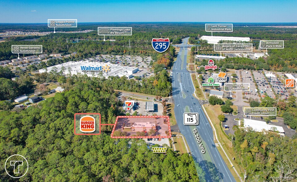 11872 Lem Turner Rd, Jacksonville, FL à vendre - Aérien - Image 2 de 6