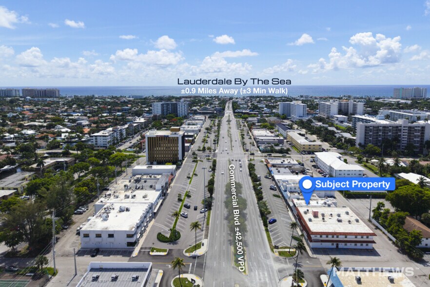 2822 E Commercial Blvd, Fort Lauderdale, FL à vendre - Photo du bâtiment - Image 2 de 14