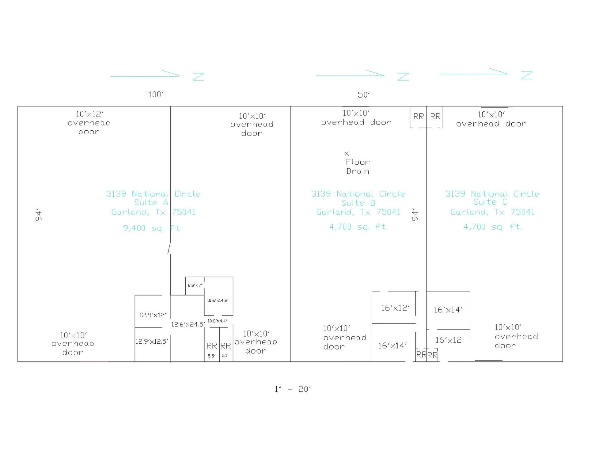 3139 National Cir, Garland, TX for sale Floor Plan- Image 1 of 1
