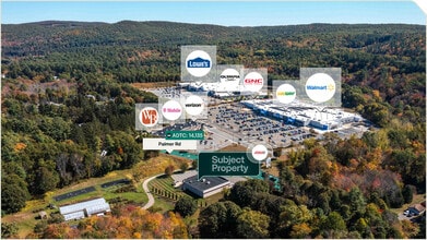 355 Palmer Rd, Ware, MA - AERIAL  map view