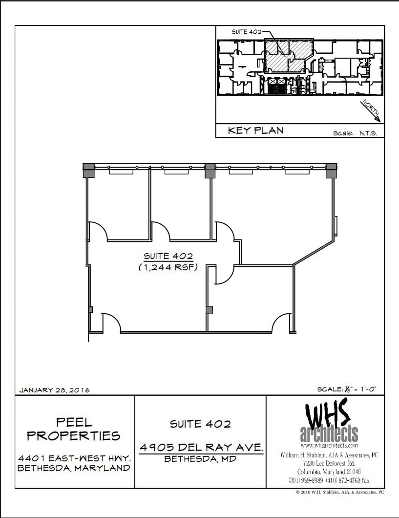 4905 Del Ray Ave, Bethesda, MD for lease Floor Plan- Image 1 of 1