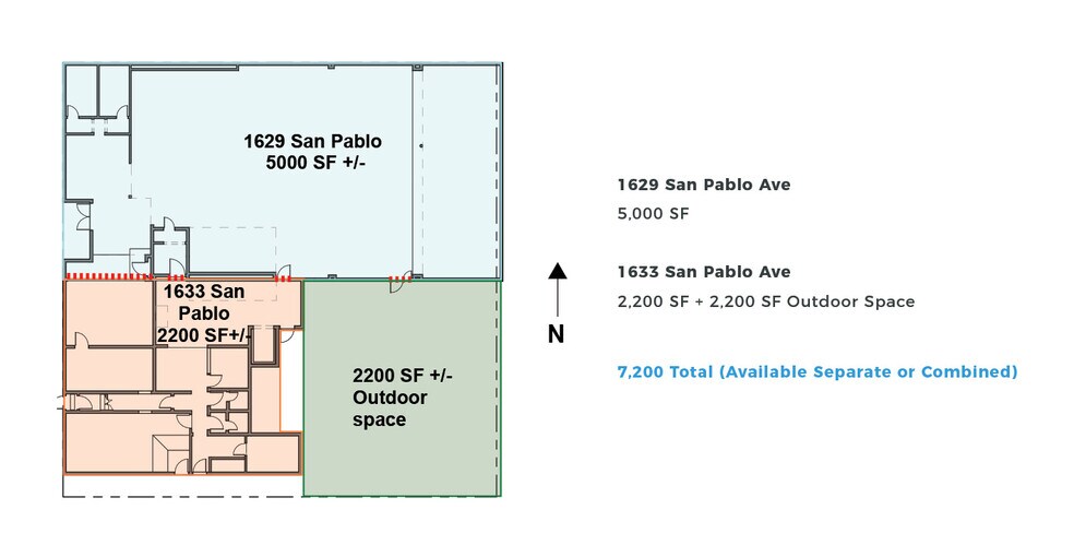 1629 San Pablo Ave, Berkeley, CA à louer - Plan de site - Image 3 de 9