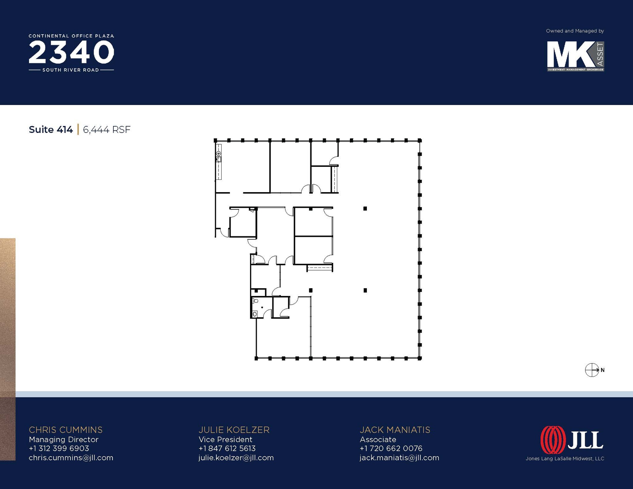2340 S River Rd, Des Plaines, IL for lease Floor Plan- Image 1 of 1