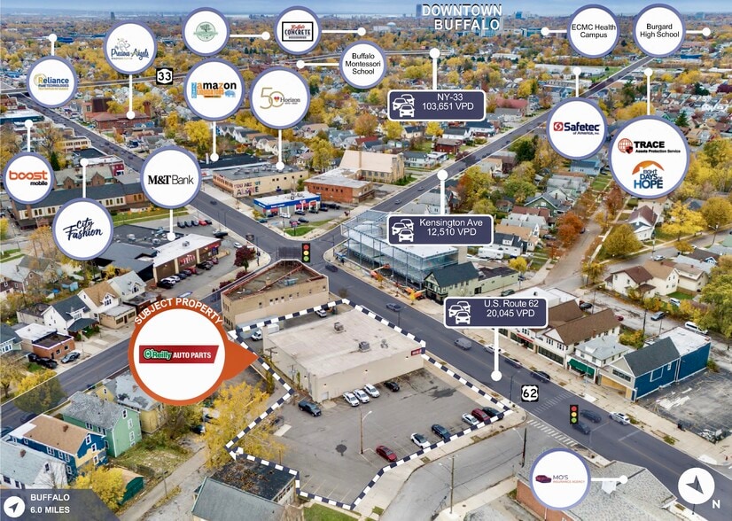 3079 Bailey Ave, Buffalo, NY for sale - Aerial - Image 2 of 10