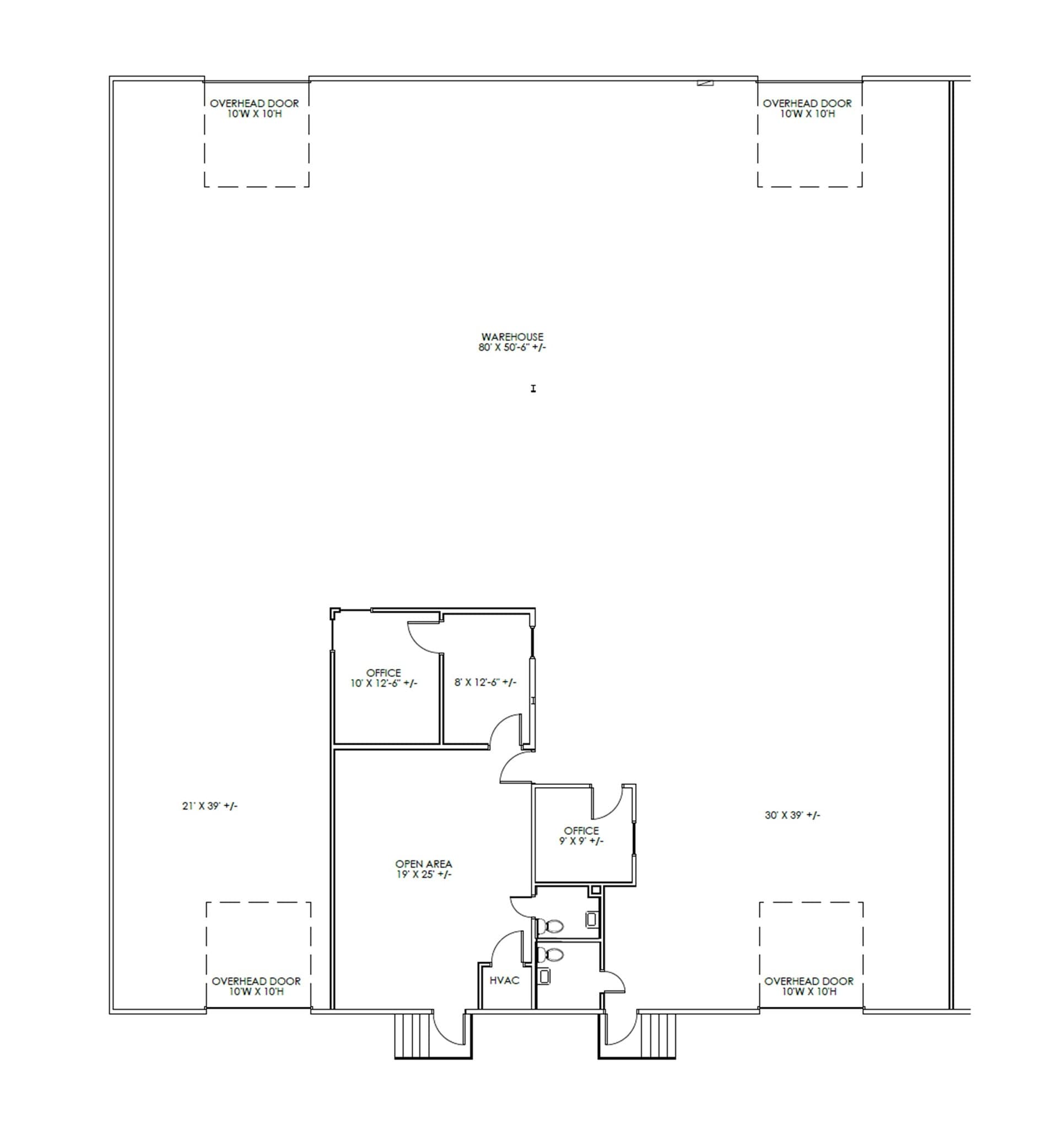2661-2669 Ludelle St, Fort Worth, TX for lease Floor Plan- Image 1 of 1