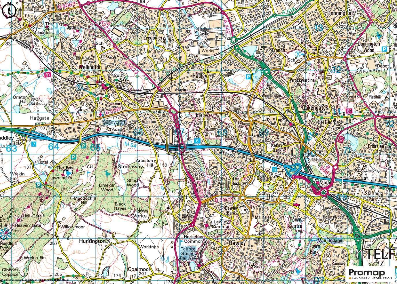 Holyhead Rd, Telford à louer Carte- Image 1 de 1