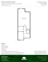 27 Spectrum Pointe Dr, Lake Forest, CA à louer Plan d’étage- Image 1 de 1