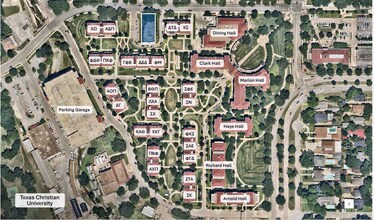3529 Bellaire Dr N, Fort Worth, TX - Aerial map view - Image1