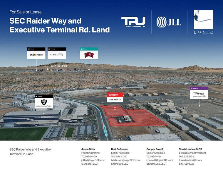 SEC Raiders Way & Executive Terminal Dr, Henderson, NV à louer - Photo du bâtiment - Image 1 de 3