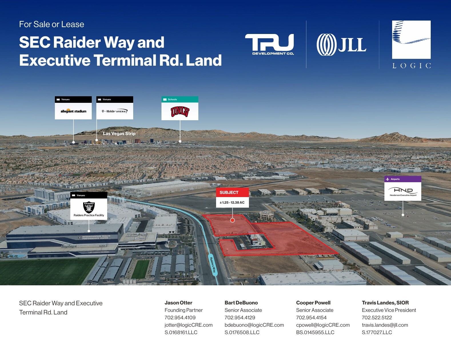 SEC Raiders Way & Executive Terminal Dr, Henderson, NV for lease Building Photo- Image 1 of 4