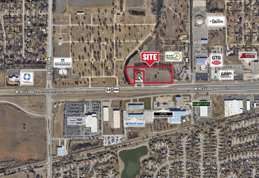 11300 Block W. Kellogg St, Wichita, KS à vendre - Photo du bâtiment - Image 1 de 3