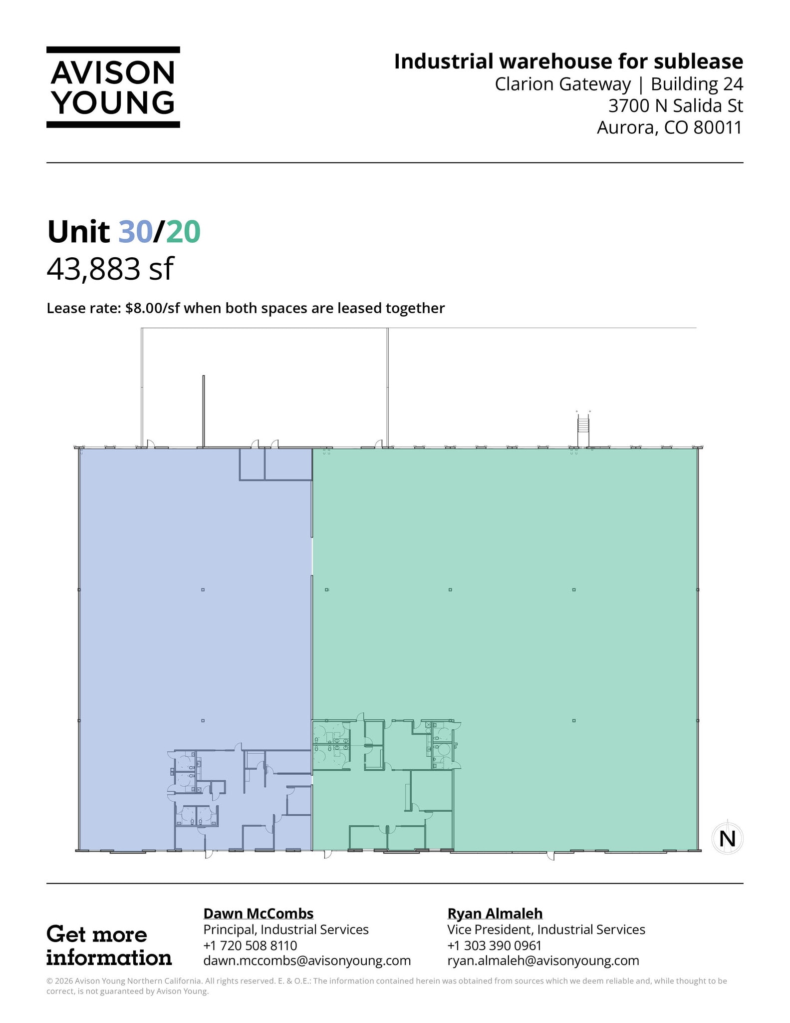 3700 N Salida St, Aurora, CO à louer Plan d’étage- Image 1 de 1