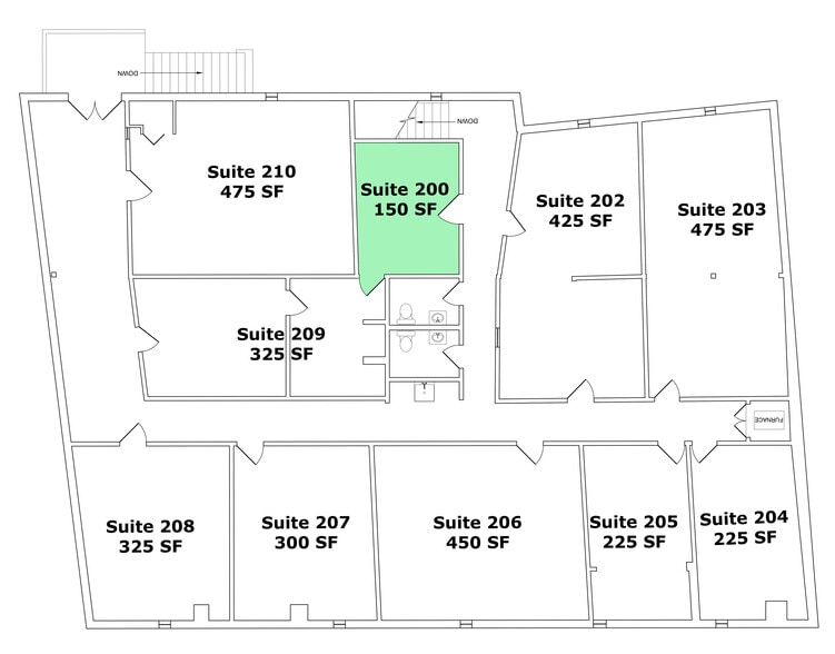 3804-3810 Central Ave SE, Albuquerque, NM for lease - Floor Plan - Image 3 of 5